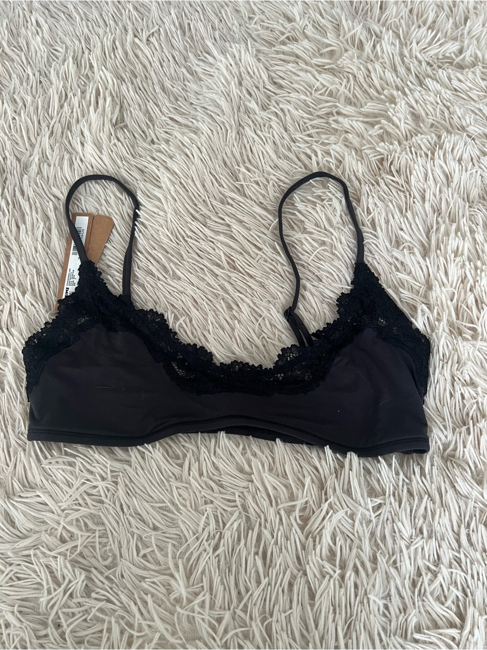 Black Lace-Trim Bralette - Women Intimates